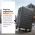 Travely Premium 4-Rollen-Trolley 78,5 cm night black
