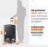 Travely Premium 4-Rollen-Trolley 78,5 cm night black