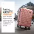 Travely Premium 4-Rollen-Trolley 67 cm roségold