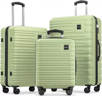 Travely Premium 4-Rollen-Trolley Set 55/67/78,5 cm