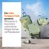 Travely Premium 4-Rollen-Trolley Set 55/67/78,5 cm fog green