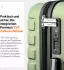 Travely Premium 4-Rollen-Trolley Set 55/67/78,5 cm fog green