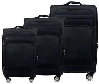 MTB 3090 4-Rollen-Trolley Set 57/67/78 cm black