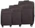 MTB 3090 4-Rollen-Trolley Set 57/67/78 cm coffee