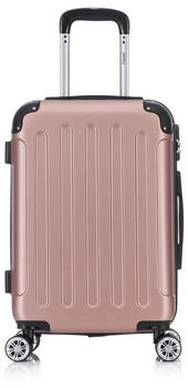 Flexot F-2045 4-Rollen-Trolley 55 cm rosegold