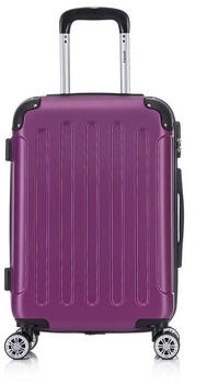Flexot F-2045 4-Rollen-Trolley 55 cm aubergine