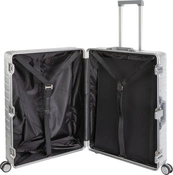 Travelhouse Oslo 4-Rollen-Trolley Set 65/75 cm silver – Travelhouse Oslo 4-Rollen-Trolley Set 65/75 cm silver - Elegante Begleiter für stilvolles Reisen
