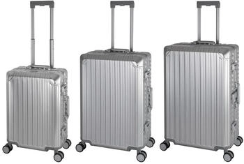 Travelhouse Tokyo 4-Rollen-Trolley Set 55/66/72 cm silver