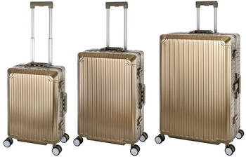 Travelhouse Tokyo 4-Rollen-Trolley Set 55/66/78 cm champagne