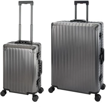 Travelhouse Tokyo 4-Rollen-Trolley Set 55/78 cm grey