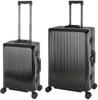 Travelhouse Tokyo 4-Rollen-Trolley Set 55/72 cm black