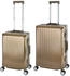 gold: Travelhouse Tokyo 4-Rollen-Trolley Set 55/66 cm