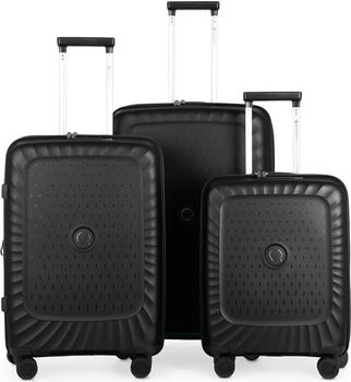 Hauptstadtkoffer Kotti 4-Rollen-Trolley Set 55/65/75 cm black