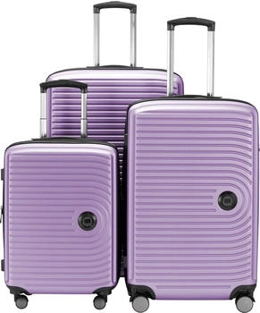 Hauptstadtkoffer Mitte 4-Rollen-Trolley Set 55/68/77 cm lilac matt