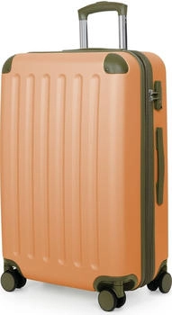 Hauptstadtkoffer Spree 4-Rollen-Trolley Set 55/65/75 cm marille matt – Maximale Flexibilität durch cleveres Kofferset