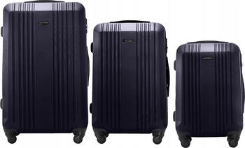 Wings Kestrel 4-Rollen-Trolley Set 56/66/75 cm dark blue
