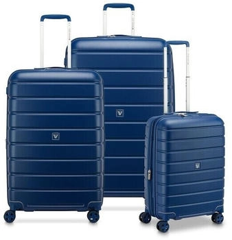 Roncato Relife 3-piece luggage set (78 cm + 68 cm + 55 cm) blue