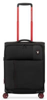 Roncato Move 4 Rollen Kabinentrolley 55 cm mit Dehnfalte - Schwarz
