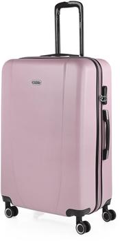 ITACA Large travel suitcase 75x50x30 light blue