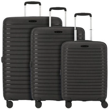 d & n Travel Line 4500 4-Rollen-Trolley Set 3-teilig (4500) black