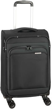 d & n Travel Line 9504 4-Rollen-Trolley 55 cm (9554) black