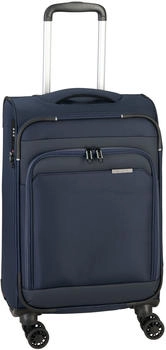 d & n Travel Line 9504 4-Rollen-Trolley 55 cm (9554) blue