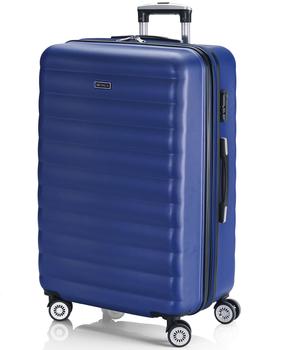 ITACA Large travel suitcase 75x49x30 burgundy