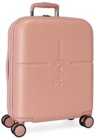 PEPE JEANS Highlight Rosa Claro, ABS Reisekoffer, 55x40x20cm, 37L, 7689124 (klein) -