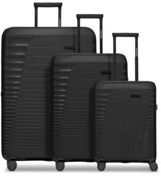 Farmhood Eco Edition 4-Rollen-Trolley Set 3-teilig (FH03004) black