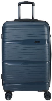 d & n Travel Line 4300 4-Rollen-Trolley 68 cm (4360) blue