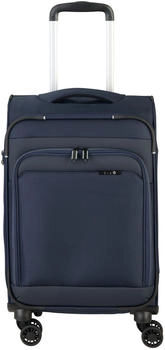 d & n Travel Line 9504 4-Rollen-Trolley 67 cm (9564) blue
