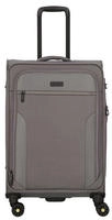 d&n Travel Line 9704 4 Rollen Trolley M 68 cm mit Dehnfalte grau