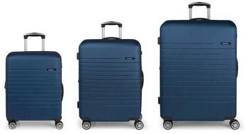 Gabol Escape 4-Rollen-Trolley Set 3-teilig (124101) azul