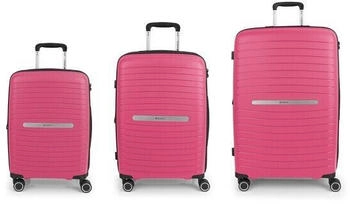 Gabol Shinyuu 4-Rollen-Trolley Set 3-teilig (124301) pink