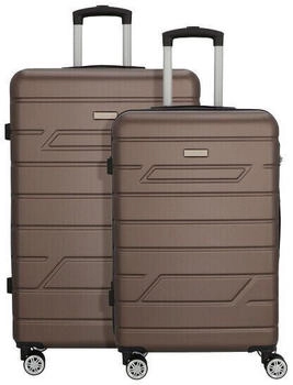Nowi Bergamo 4-Rollen-Trolley Set 2-teilig (547002) bronze