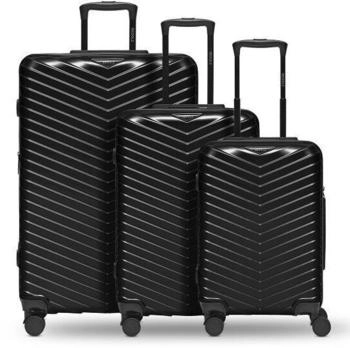 REDOLZ Essentials 18 4-Rollen-Trolley Set 3-teilig (RD12422) metallic/black shiny
