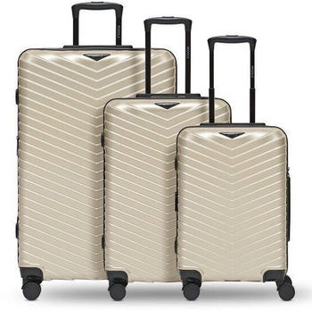 Bergpfeil Travel Trolley Set 3-teilig Black Night Metallic