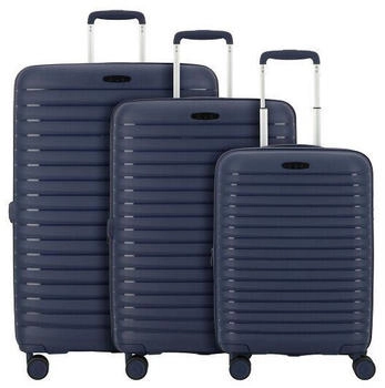 d & n Travel Line 4500 4-Rollen-Trolley Set 3-teilig (4500) darkblue