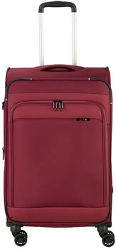 d & n Travel Line 9504 4-Rollen-Trolley 67 cm (9564) dark red