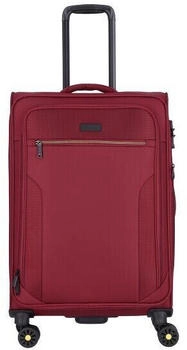 d & n Travel Line 9704 4-Rollen-Trolley 68 cm (9764) dark red