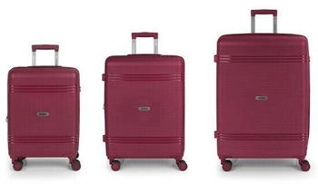 Gabol Saori 4-Rollen-Trolley Set 3-teilig (124801) burdeos