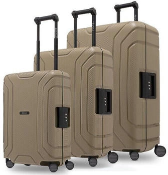 REDOLZ Essentials 15 4-Rollen-Trolley Set 3-teilig (RD12393) cool beige