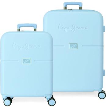 Pepe Jeans Suitcases Set Accent 55-70 cm blue (7699534)
