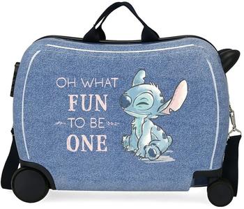 Disney Stich Dance it out Children's Blue Suitcase 50x38x20 34L (4659843)