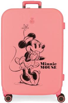Disney Minnie Happiness Medium Pink Suitcase 48x70x28 79L (3669222)