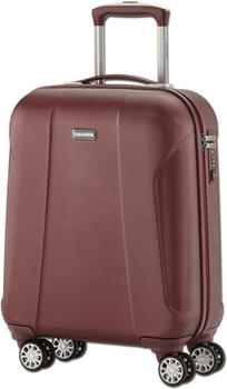 Travelite Elbe Two 4-Rollen Trolley S 55 cm 40 l granat