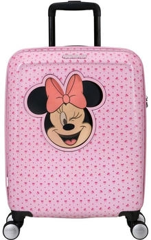 American Tourister Funlight Disney Minnie Lenticular Pink Spinner Suitcase