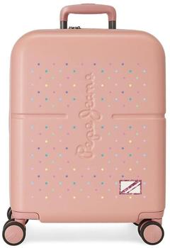 Pepe Jeans Carina Cabin Suitcase 40x55x20 cm 37L Pink