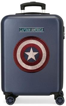 Joumma Bags Captain America 55cm 40L Blue Cabin Suitcase