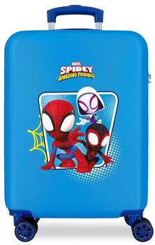 Joumma Bags Marvel Spidey Team Up Cabin Suitcase 38x55x20 cm 34L Blue